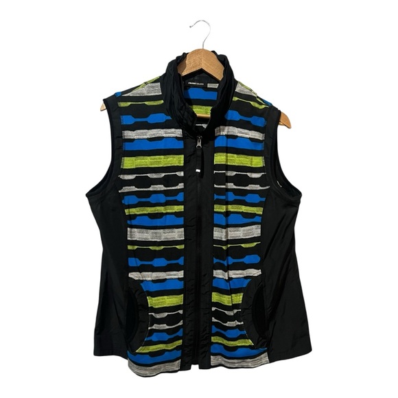 Frank Walder Vest Women's Plus Size 16 Full Zipper Sweater Pockets Casual - Picture 1 of 4